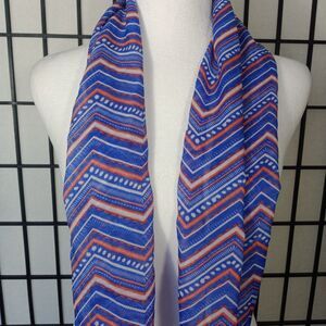 INFINITY Red/Blue/White Lightweight Scarf